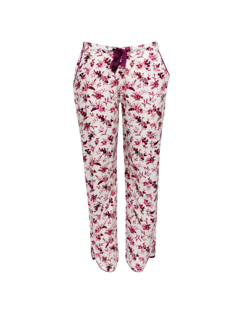 Cotton Modal Berry Print Pyjama Bottoms Cyberjammies M S