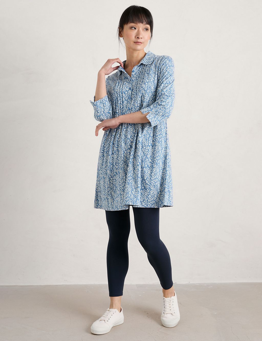 Cotton Modal Blend Floral Tunic 3 of 5