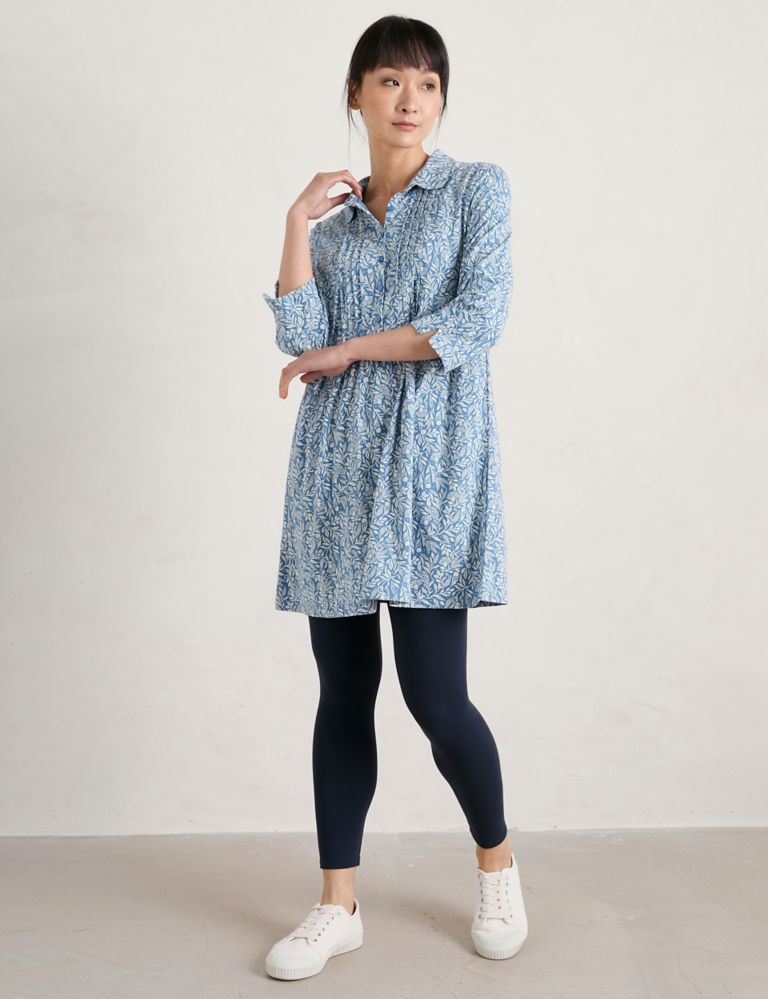 Cotton Modal Blend Floral Tunic 1 of 5