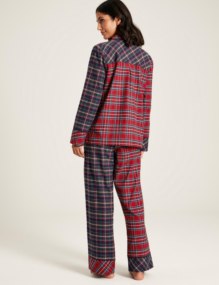 Cotton Modal Checked Pyjama Set Joules M S
