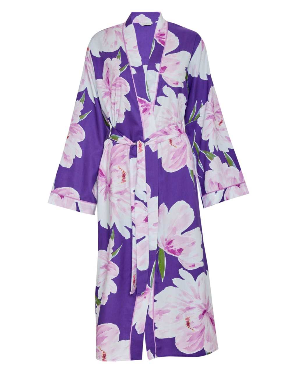 Cotton Modal Floral Dressing Gown Cyberjammies M S