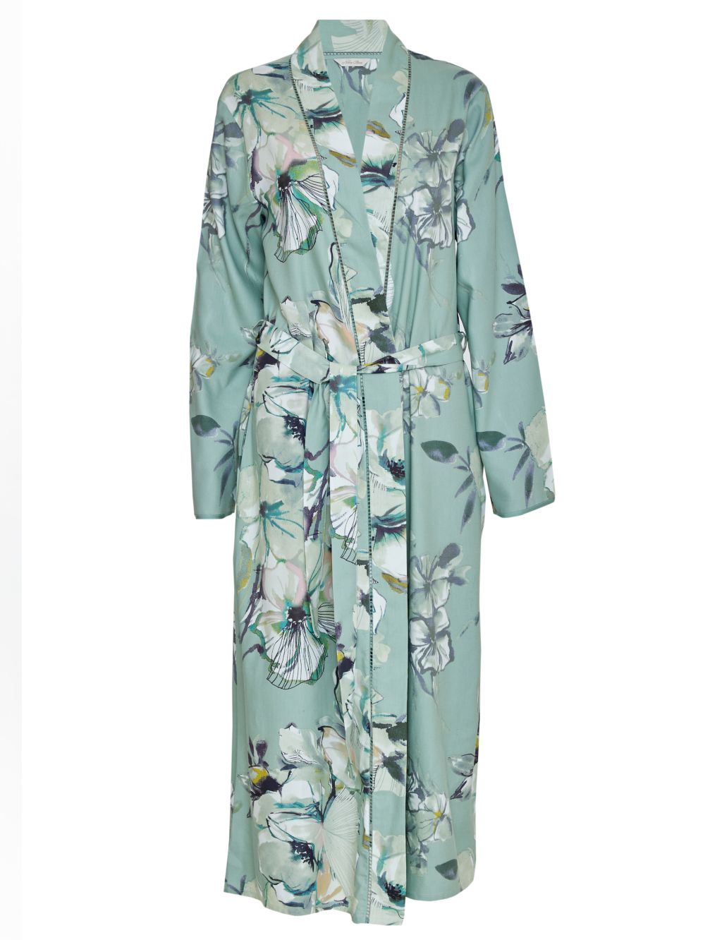 Cotton Modal Floral Dressing Gown 1 of 3