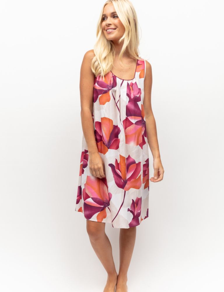 Cotton Modal Floral Nightdress 1 of 4