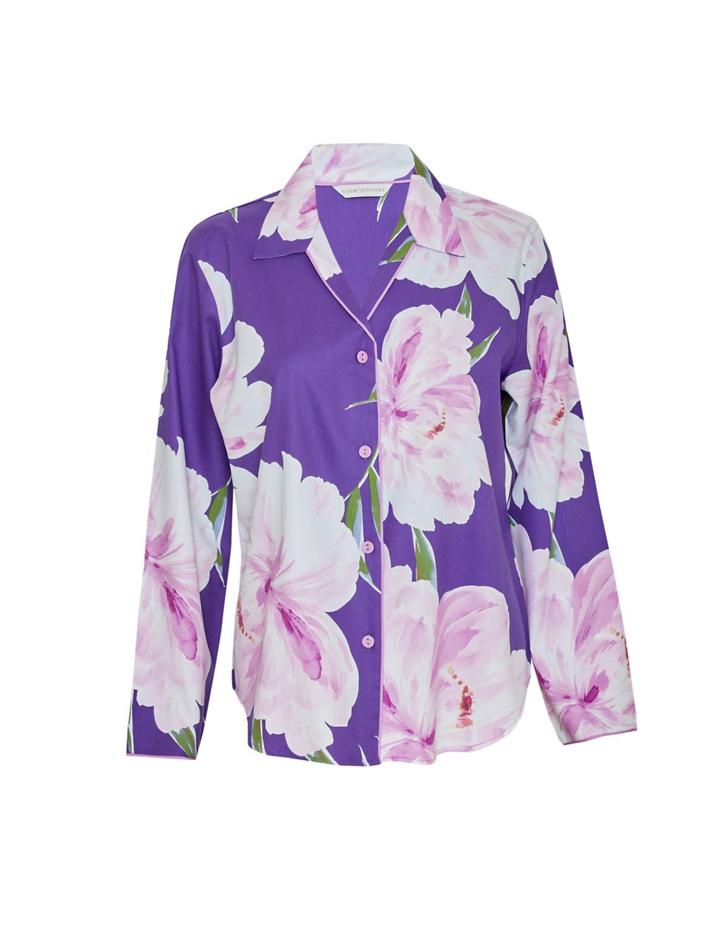 Cotton Modal Floral Pyjama Top 1 of 4
