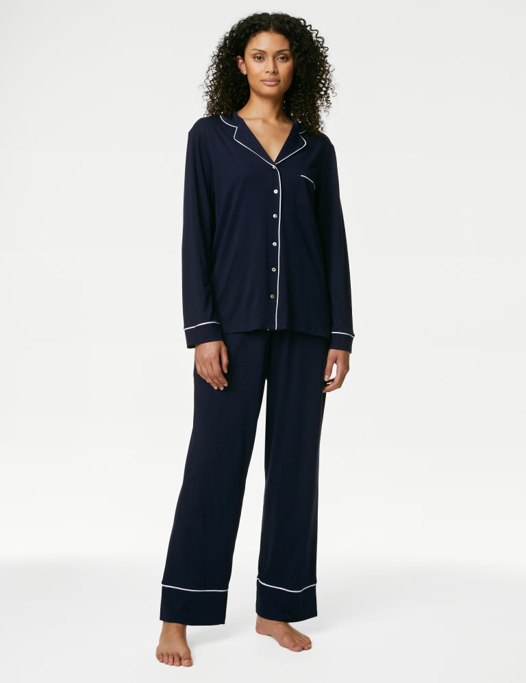 Cotton Modal Pyjama Set M&S Collection M&S