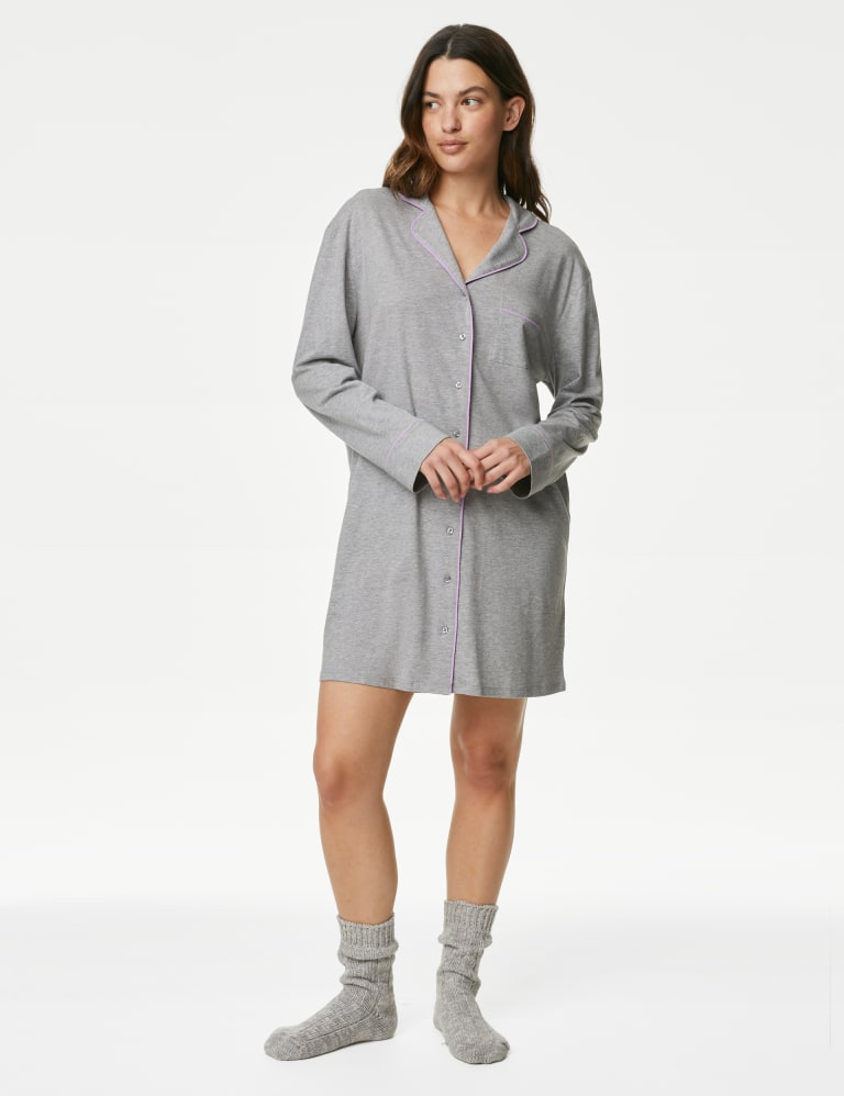 Marks and spencer long sleeve nightdress online
