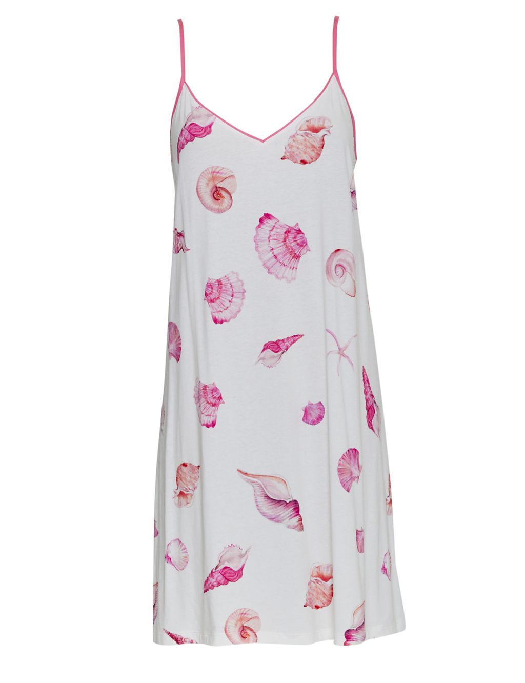 Cotton Modal Shell Print Chemise 1 of 4