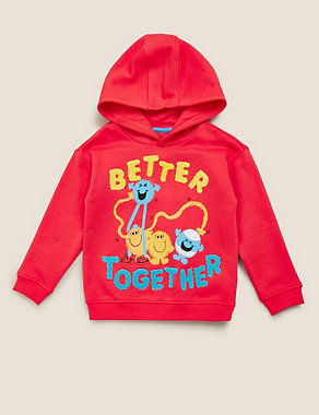 Cotton Mr Men™ Better Together Hoodie (2-7 Yrs) Image 2 of 6