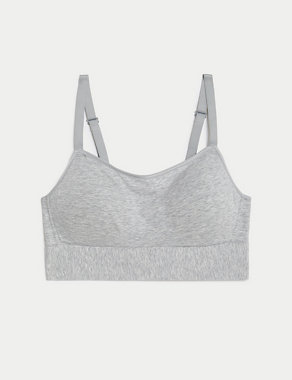 Cotton Non-Wired Post Surgery Cami Bra A-H Image 2 of 8