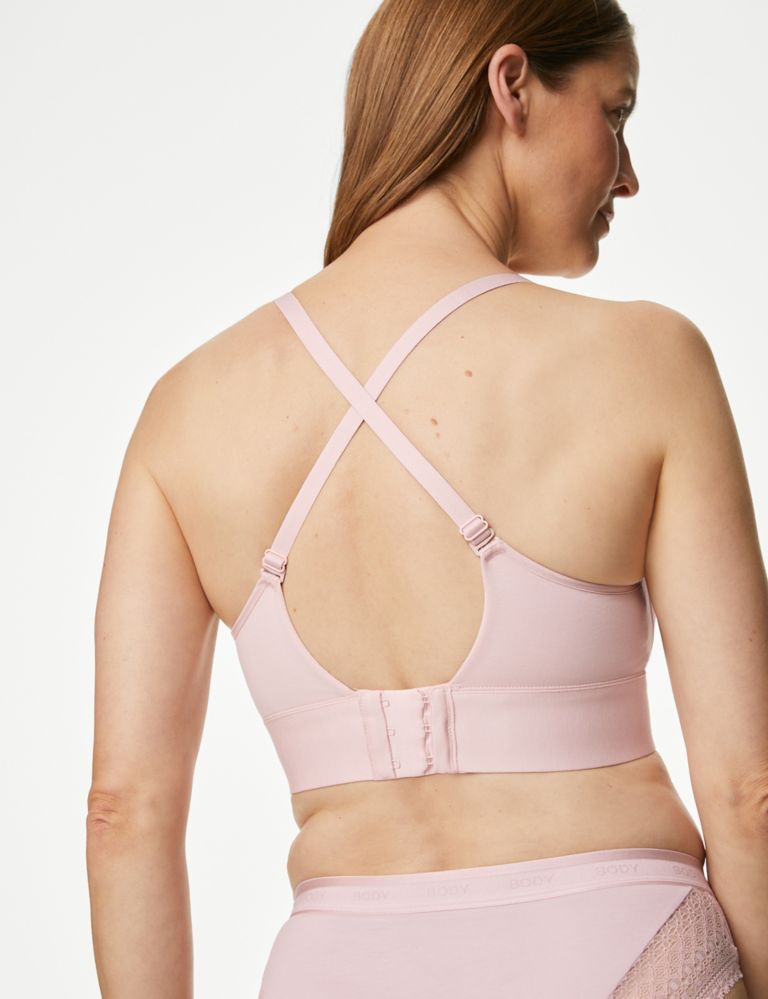 Cotton Non-Wired Post Surgery Cami Bra A-H 3 of 7