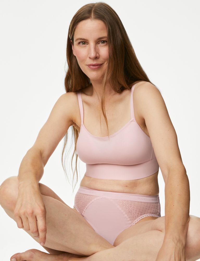 Cotton Non-Wired Post Surgery Cami Bra A-H 5 of 7