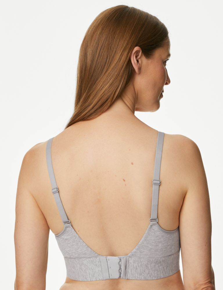 Cotton Non-Wired Post Surgery Cami Bra A-H 4 of 7