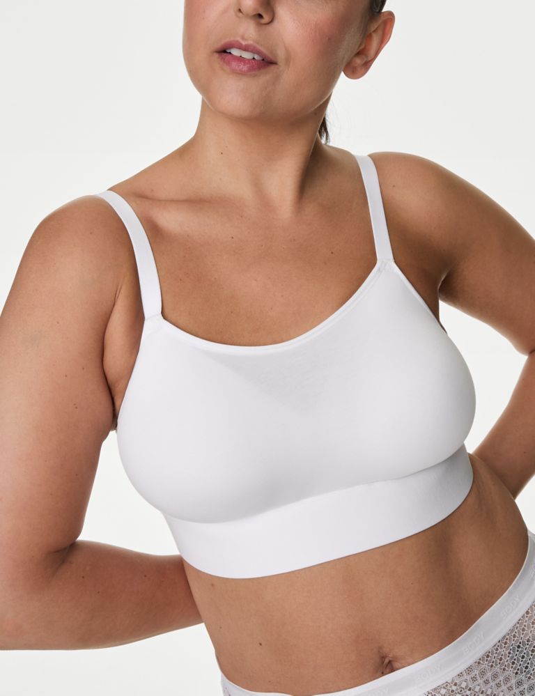 Cotton Non-Wired Post Surgery Cami Bra A-H 3 of 7