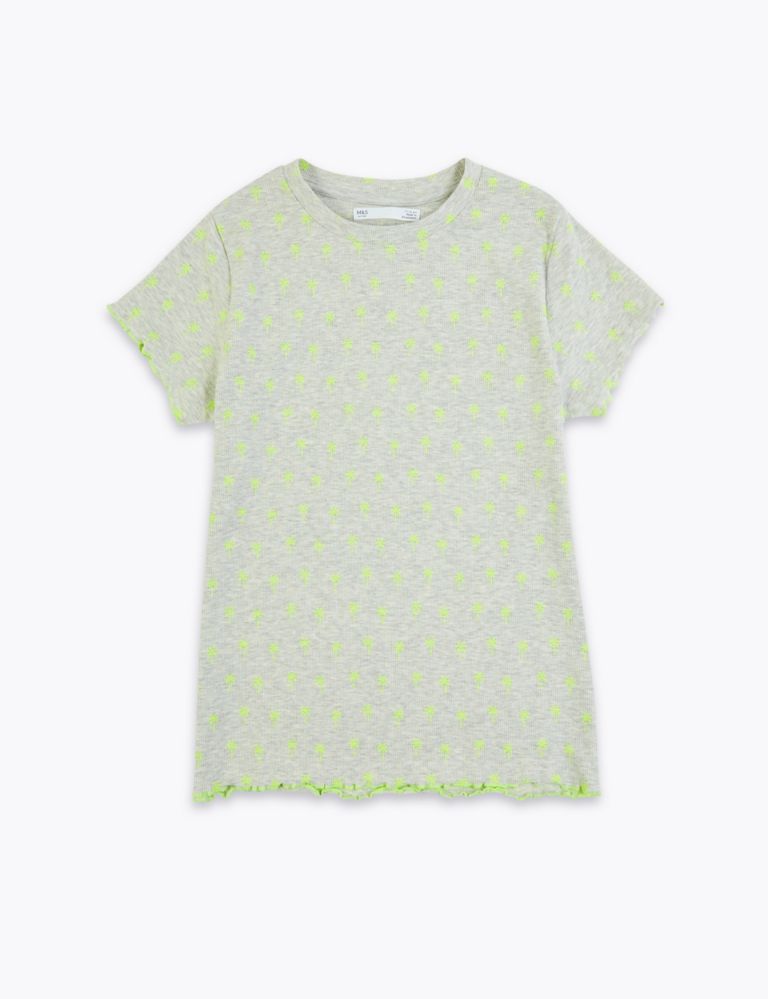 Cotton Palm Print T-Shirt (6-16 Yrs) 2 of 4