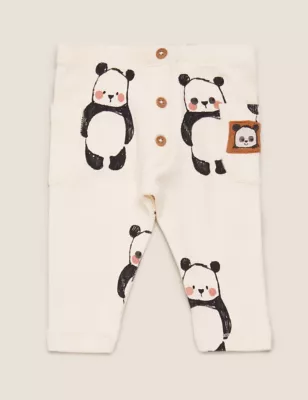 Cotton Rich Panda Leggings (0-3 Yrs)