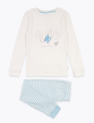 Cotton Peter Rabbit Pyjama Set 1 7 Yrs M S