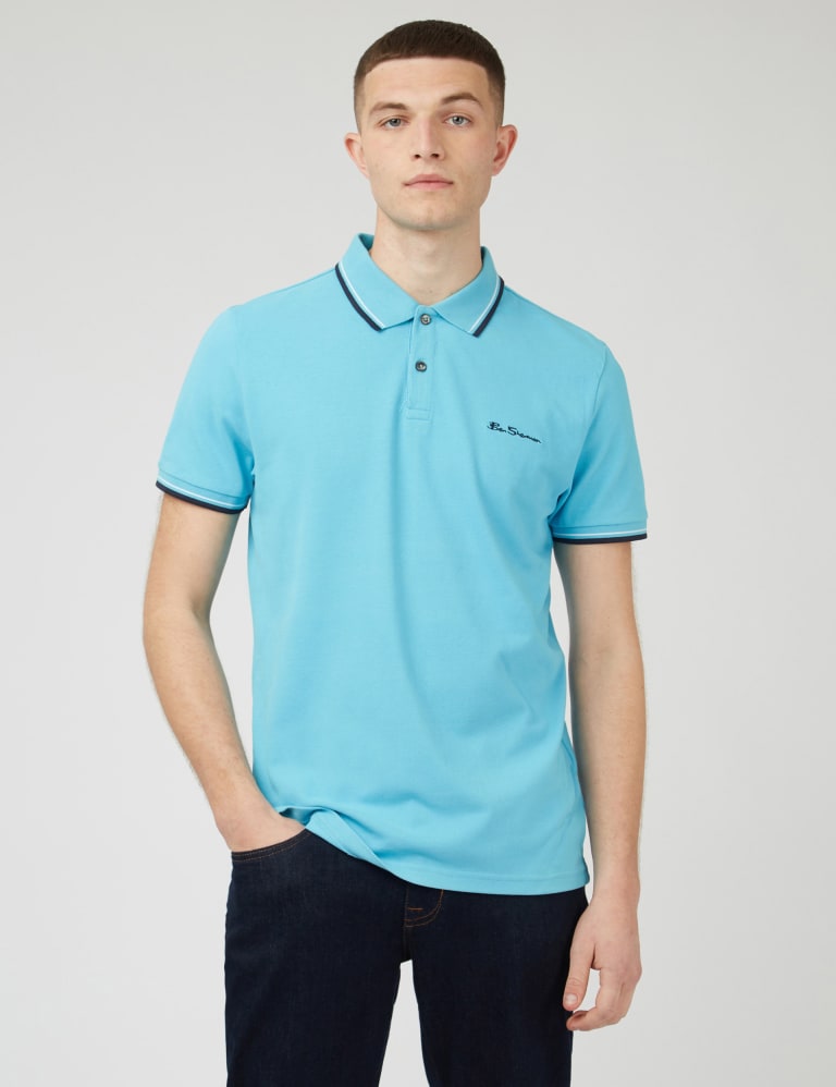 Ben sherman pique clearance polo
