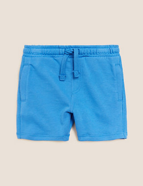 Cotton Plain Shorts (2-7 Yrs) Image 2 of 4