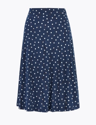 Polka dot hotsell skirt m&s