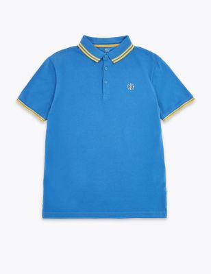 Cotton Polo Shirt (6-16 Yrs) | M&S