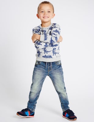 marks and spencer pull on jeans