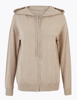 cashmere hoodie womens marks and spencer