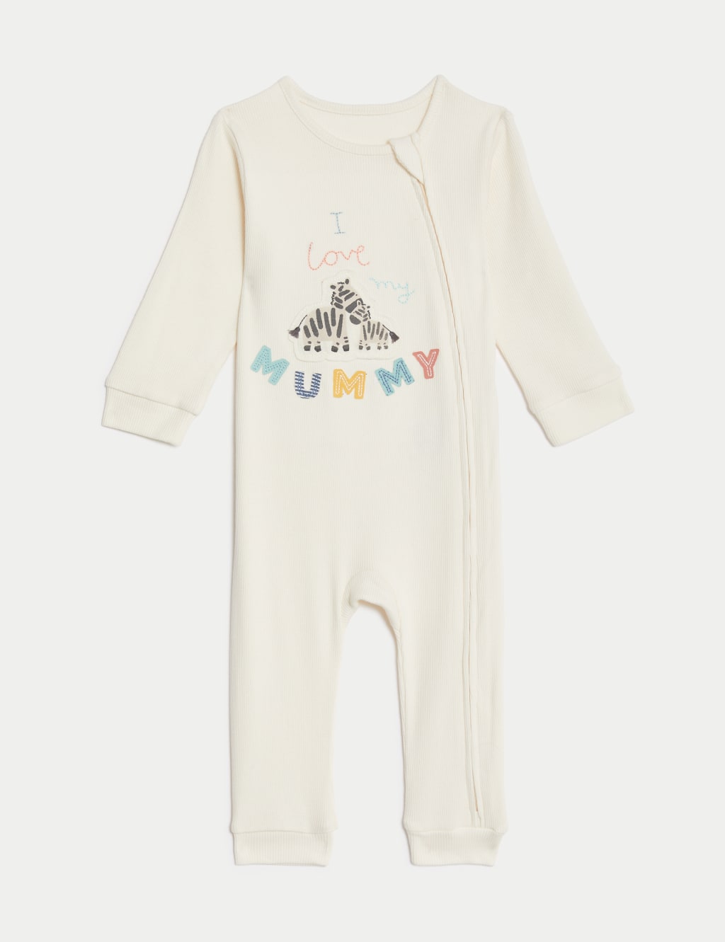 Cotton Rich 'I Love My Mummy' Sleepsuit (7lbs-1 Yrs) 3 of 3