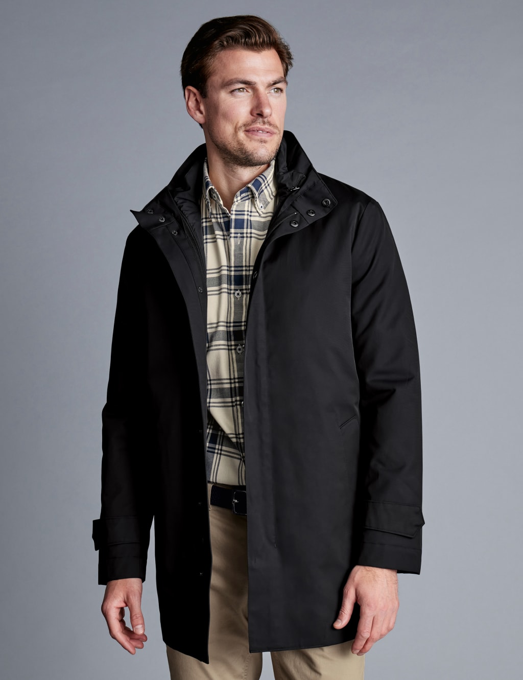 Cotton Rich 3 in 1 Removable Gilet Mac | Charles Tyrwhitt | M&S