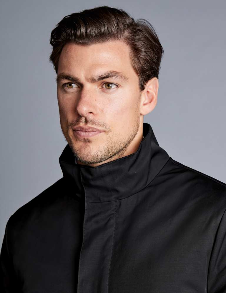Cotton Rich 3 in 1 Removable Gilet Mac | Charles Tyrwhitt | M&S