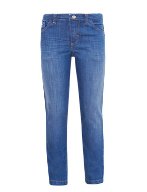Cotton Rich Adjustable Waist Super Skinny Jeans Image 2 of 4