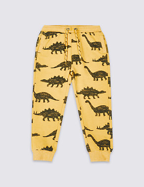 Cotton Rich All Over Print Joggers (3 Months - 5 Years) Image 2 of 4
