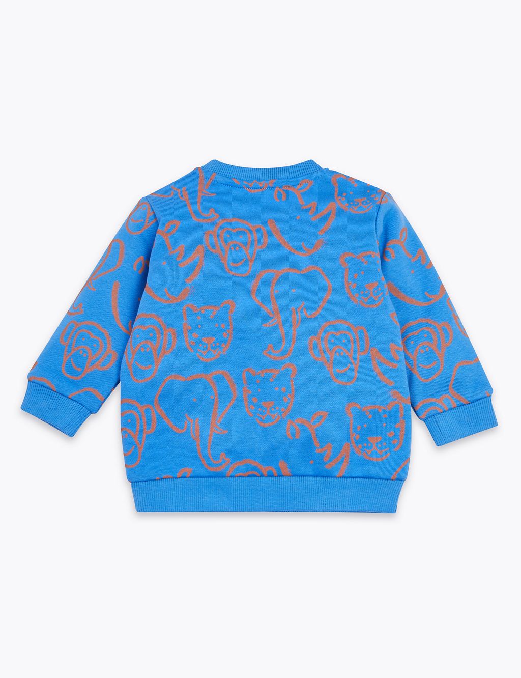 Cotton Rich Animal Print Sweatshirt 1 of 3
