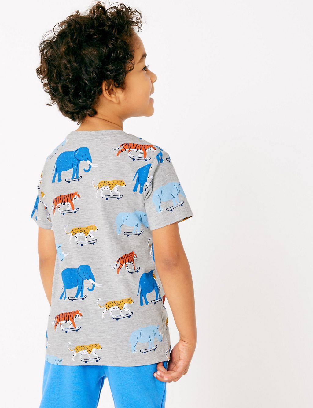 Cotton Rich Animal Print T-Shirt (2-7 Years) 4 of 4