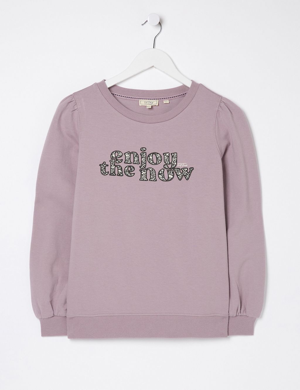 Cotton Rich Applique Slogan Sweatshirt | FatFace | M&S