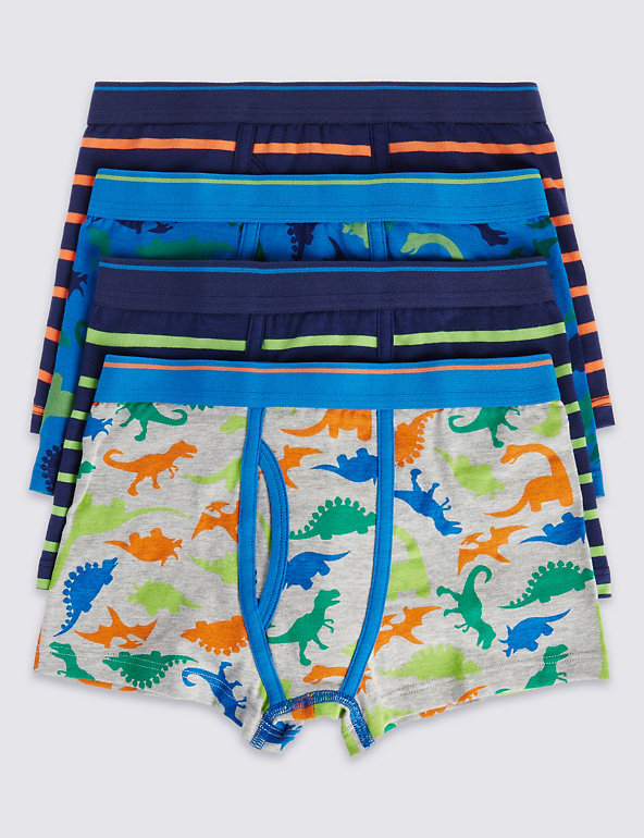 Cotton Rich Assorted Trunks (18 Months - 7 Years) Image 1 of 2