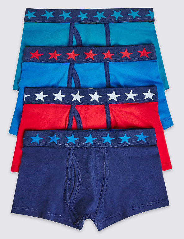 Cotton Rich Assorted Trunks (18 Months - 7 Years) Image 1 of 1