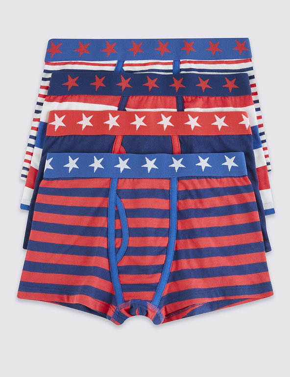 Cotton Rich Assorted Trunks (3-16 Years) Image 1 of 1