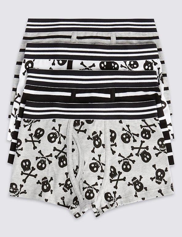 Cotton Rich Assorted Trunks (3 - 16 Years) Image 1 of 2