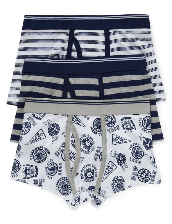 Cotton Rich Assorted Trunks (Younger Boys) Image 1 of 1