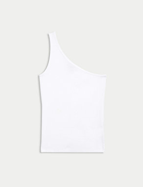 Cotton Rich Asymmetric Vest Image 2 of 5