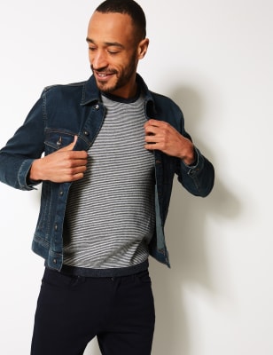 M&s mens cheap denim jacket