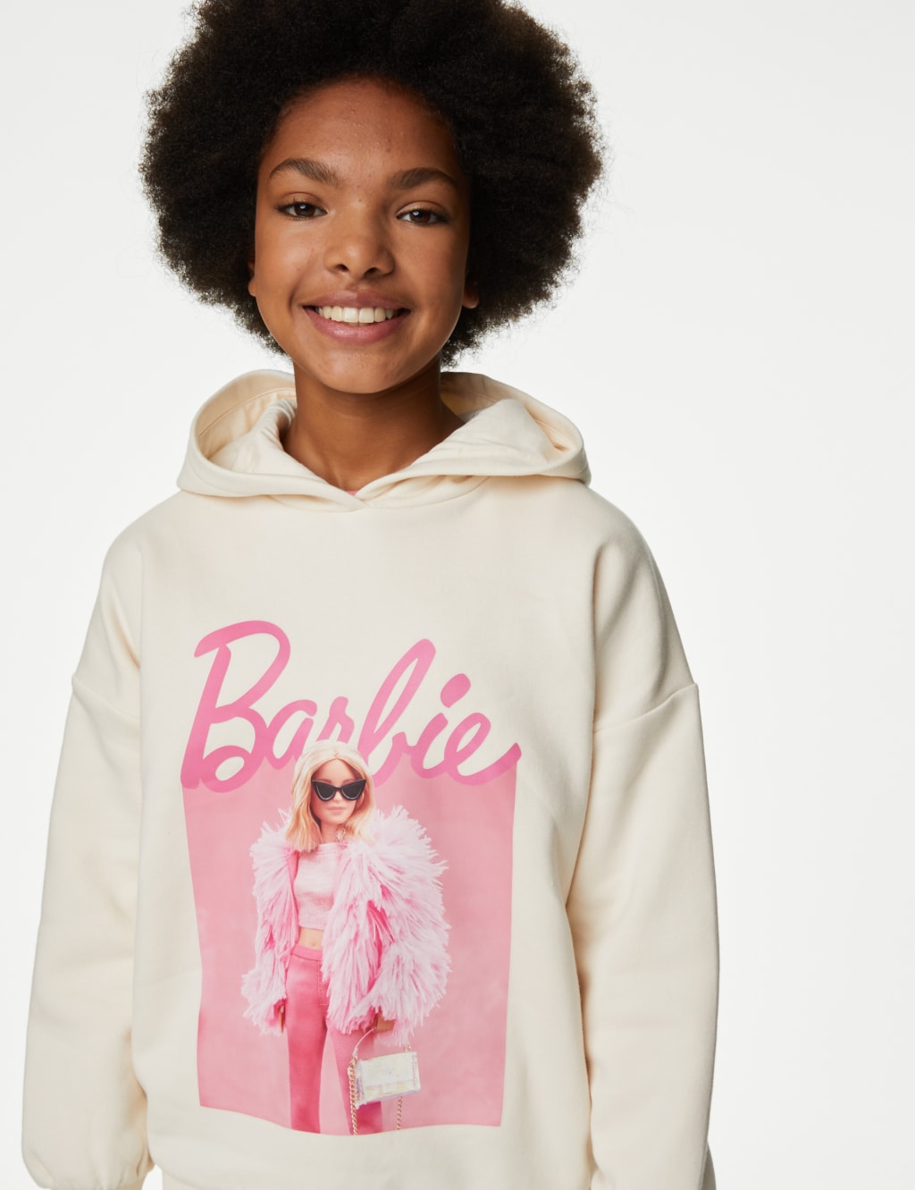 Cotton Rich Barbie Hoodie 5 16 Yrs M S Collection M S