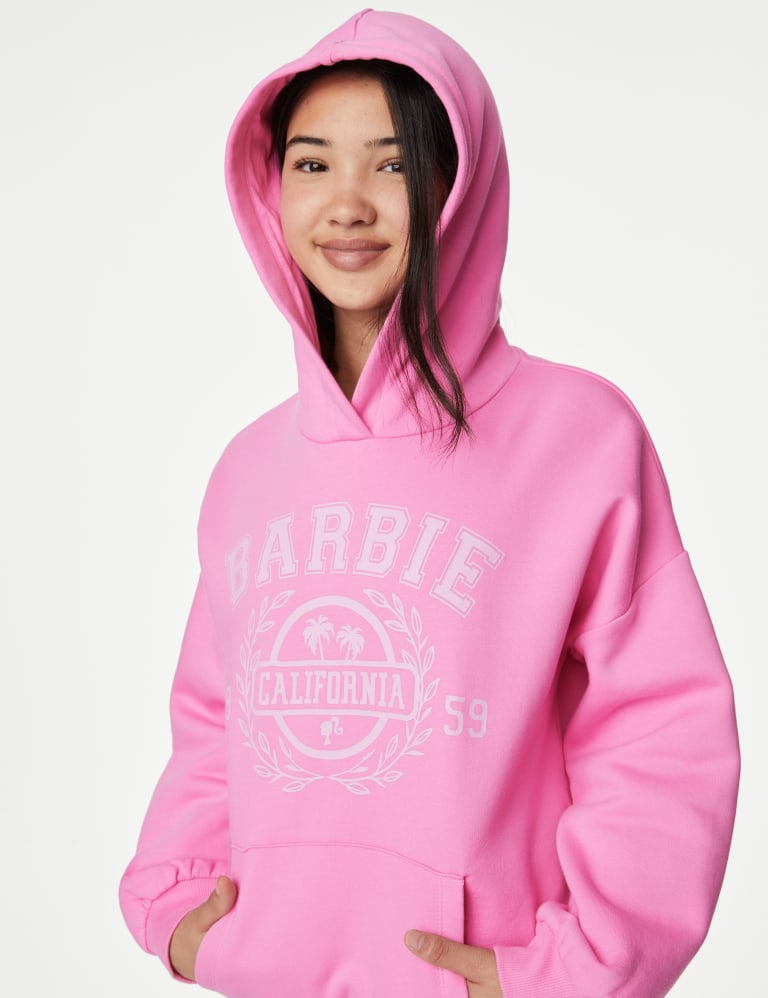 Cotton Rich Barbie™ Hoodie (6-16 Yrs) | Barbie | Mu0026S