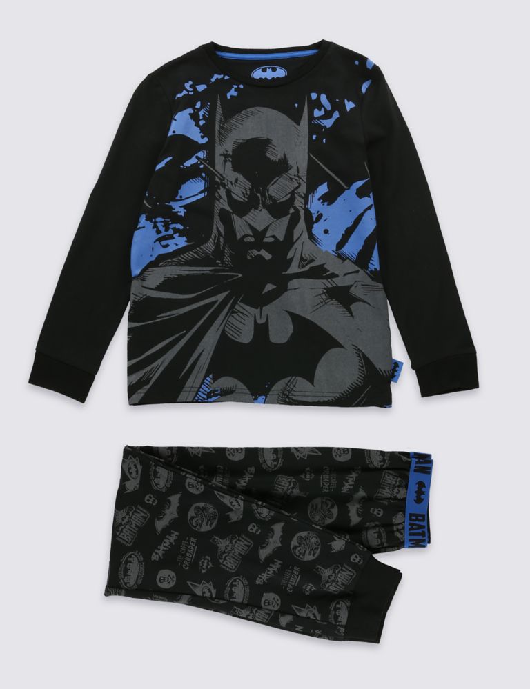 Cotton Rich Batman™ Pyjamas (6-16 Years) 2 of 6