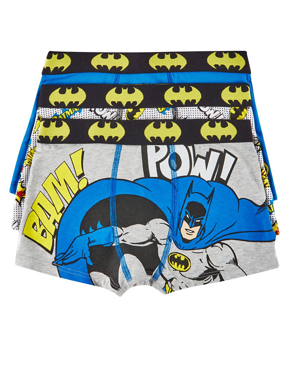 Cotton Rich Batman™ Trunks (3-10 Years) Image 1 of 1
