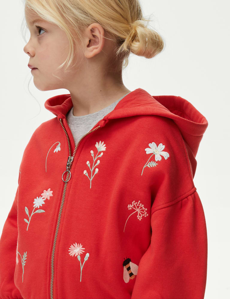 Cotton Rich Bee Hoodie 2 8 Yrs M S Collection M S