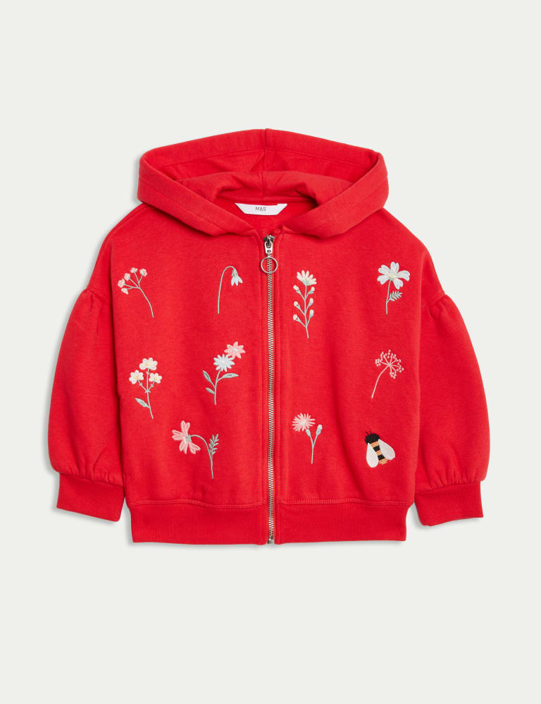 Cotton Rich Bee Hoodie 2 8 Yrs M S Collection M S