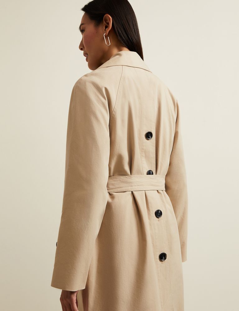 Cotton Rich Belted Collared Trench Coat 6 of 8