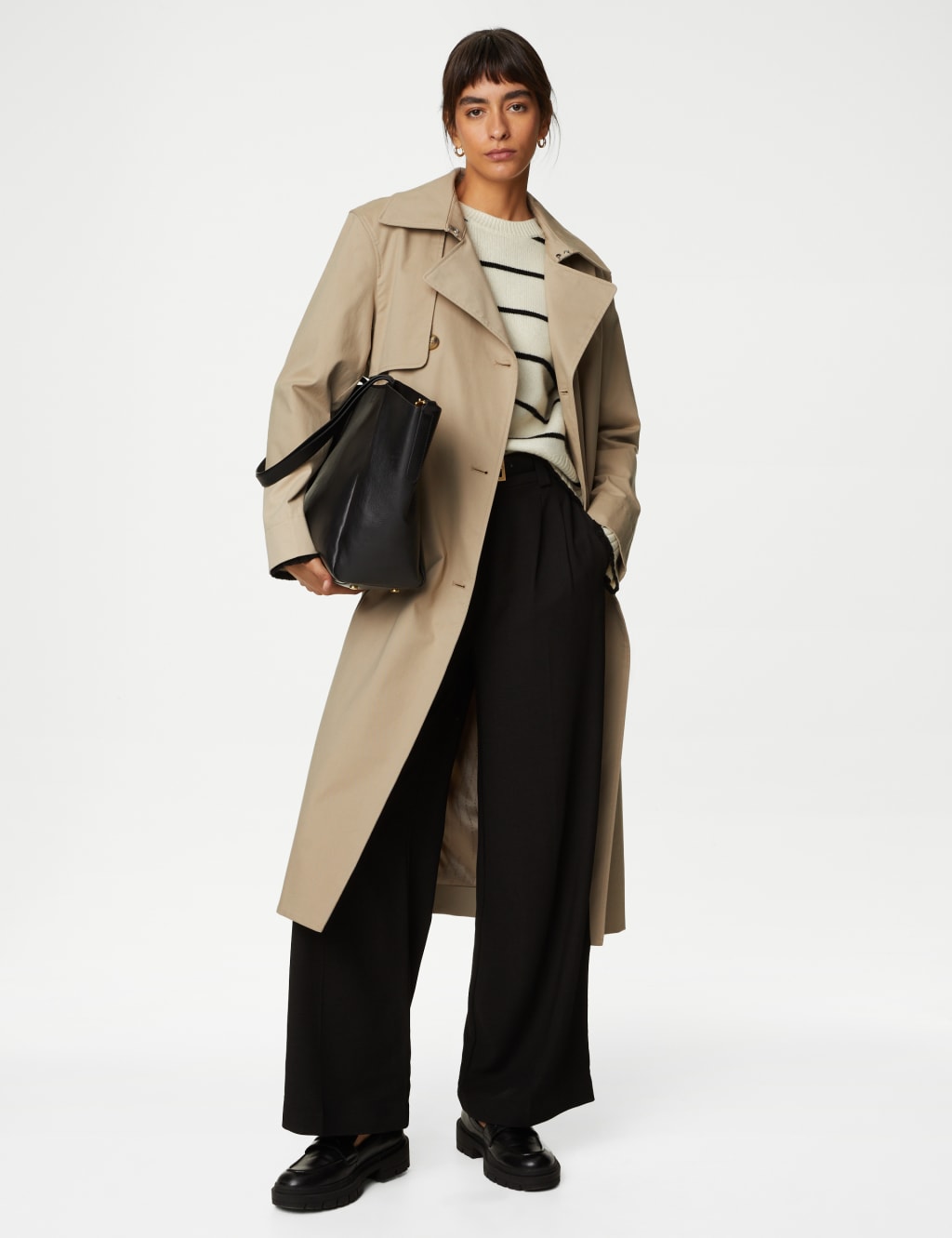 Mens trench coat marks sale and spencer