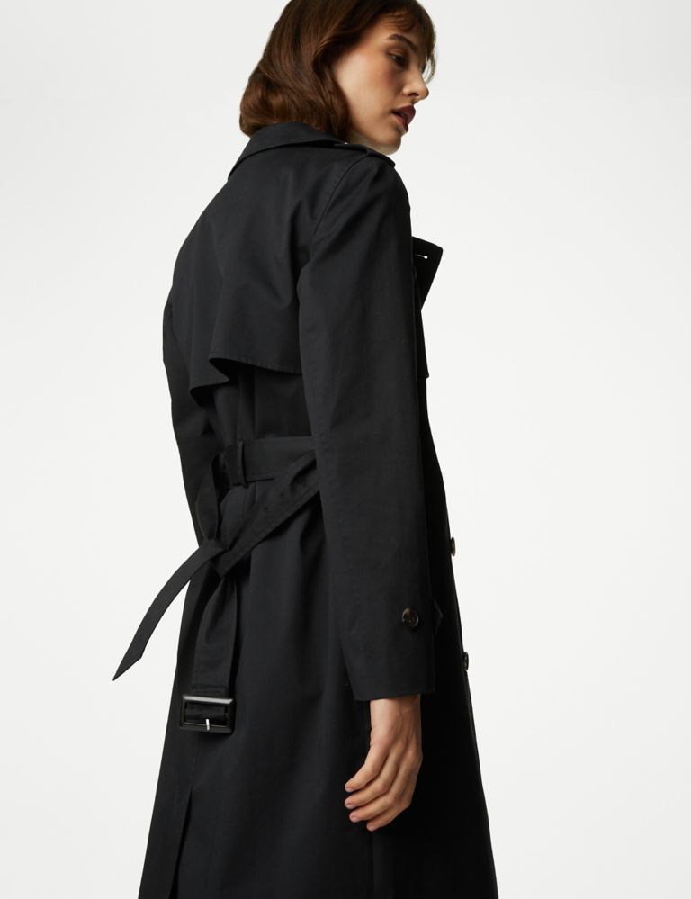 Cotton Rich Belted Longline Trench Coat 5 of 7